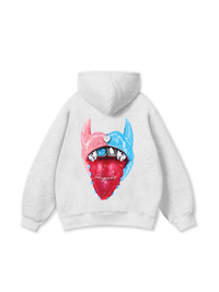 BOUNCE BACK© two-tone devil lip Hoodie
