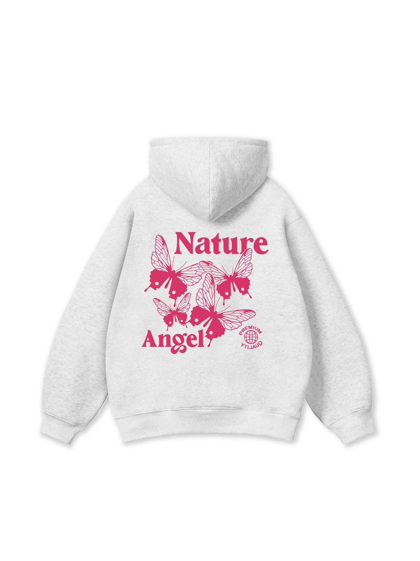 Pink Nature Angel Hoodie