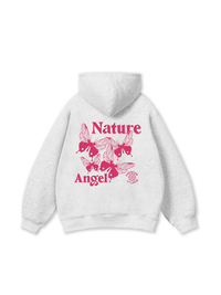 Pink Nature Angel Hoodie
