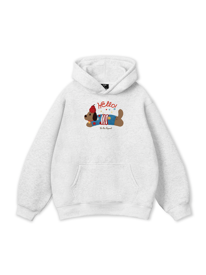 Animal Hello Cute Puppy Hoodie
