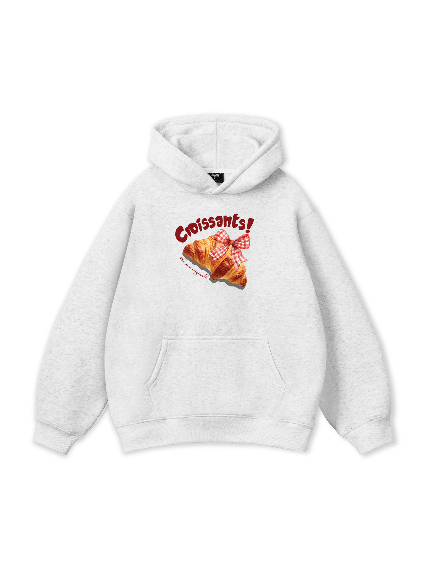Áo Hoodie Nỉ Bông Sweet Pastry Red Bơ Croissant