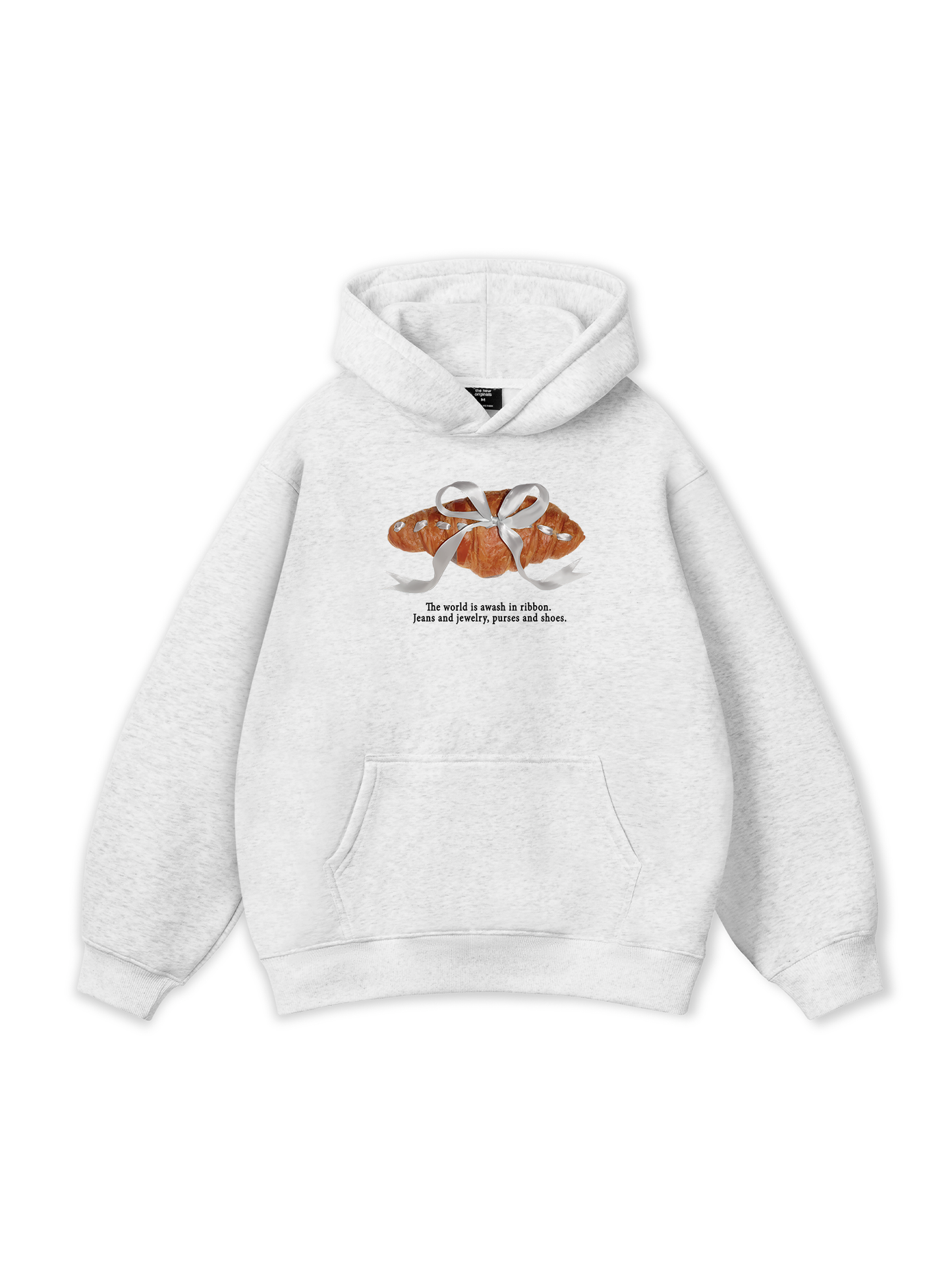Áo Hoodie Nỉ Bông Sweet Pastry Silver Bow