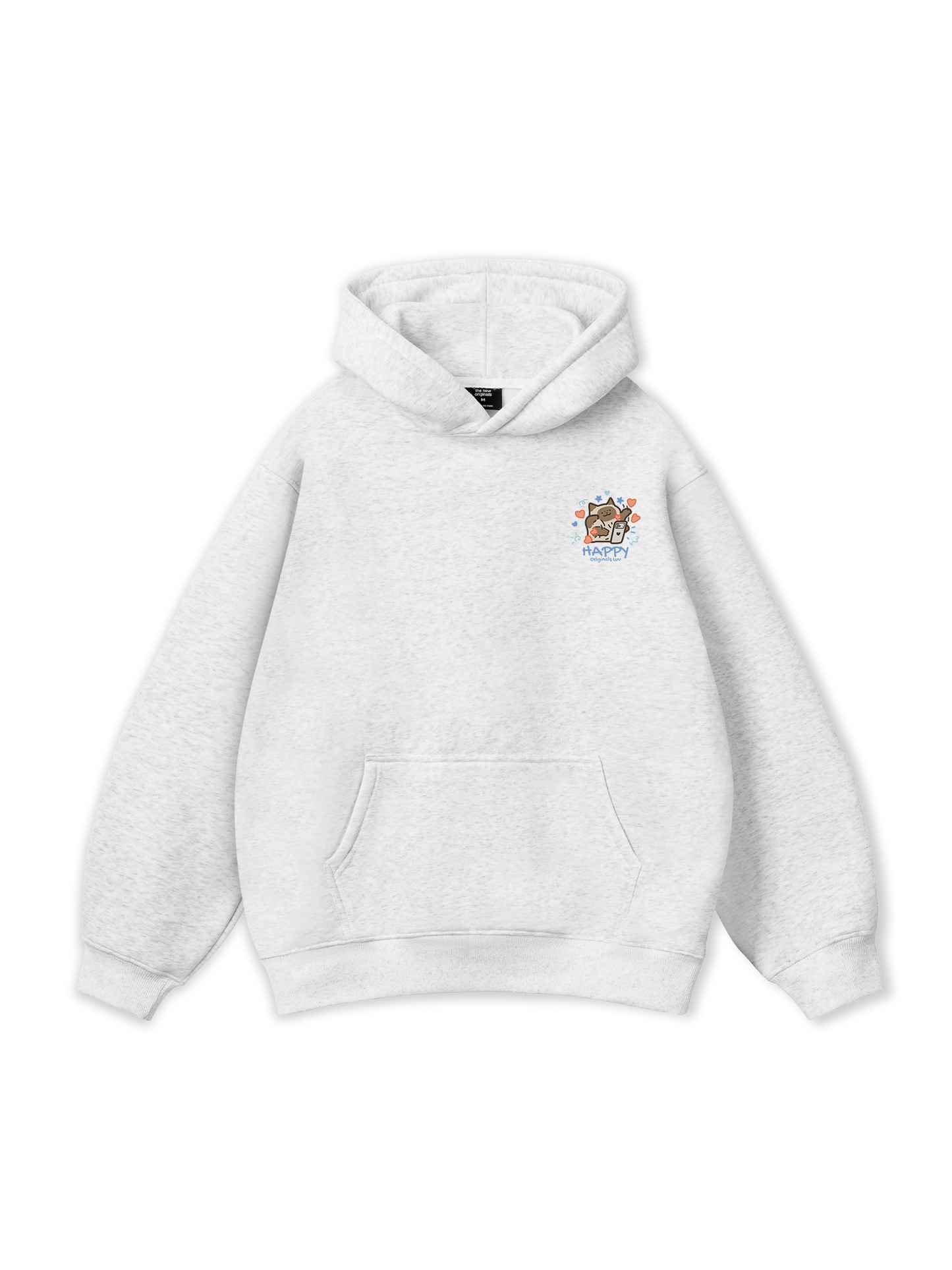 Áo Hoodie Nỉ Bông Happy Luv Cat Couple