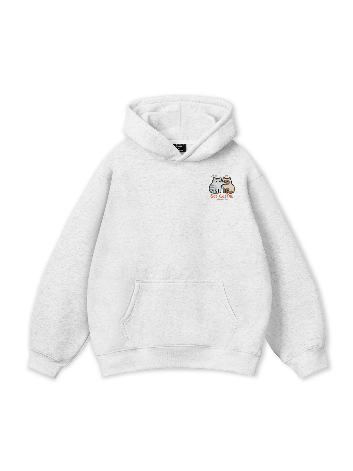 So Cute Cat Couple Hoodie