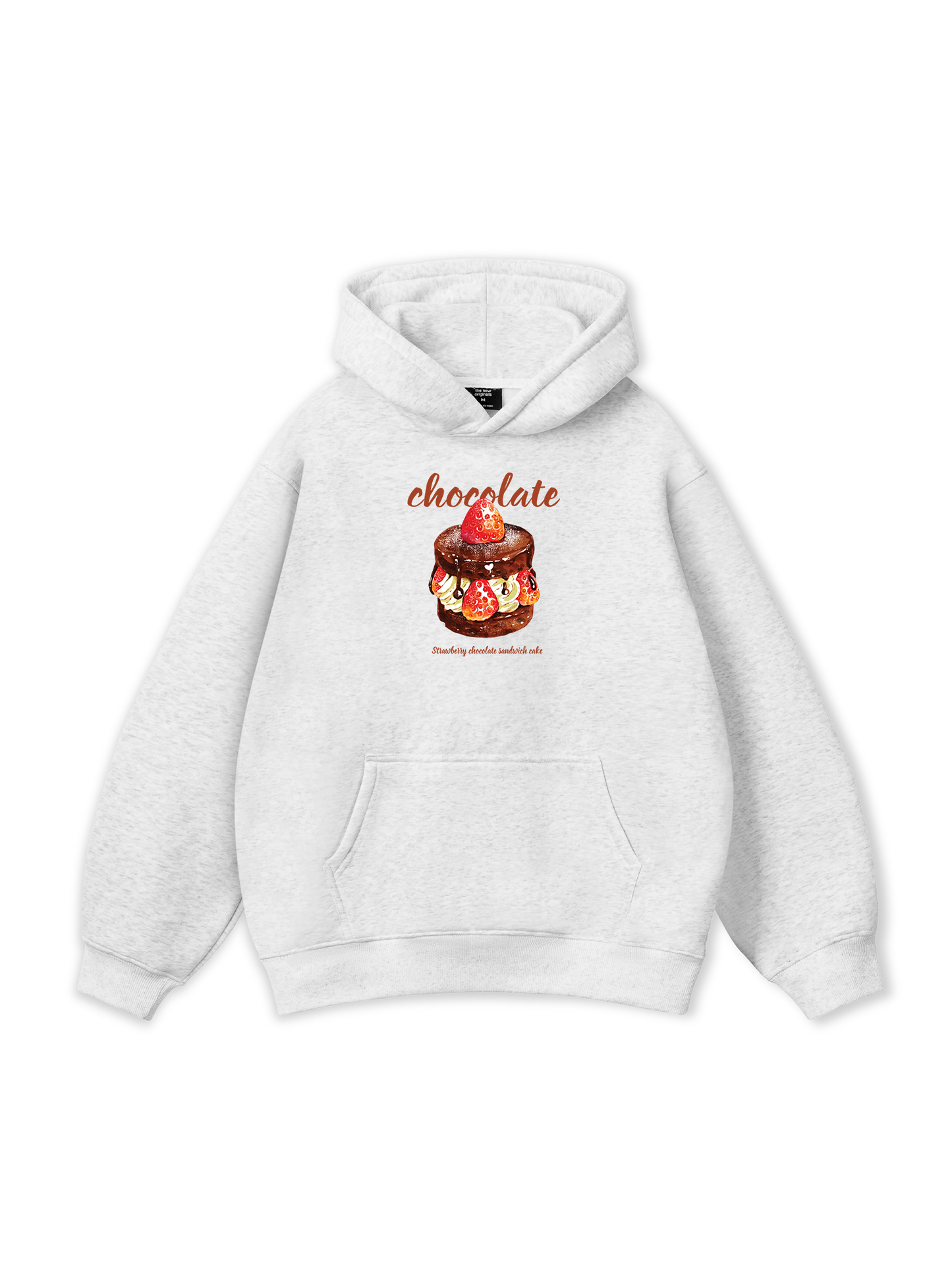 Áo Hoodie Nỉ Bông Strawberry Chocolate