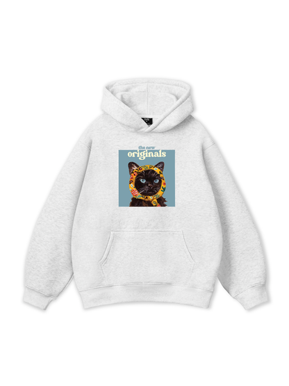 Áo Hoodie Nỉ Bông Cat Époque