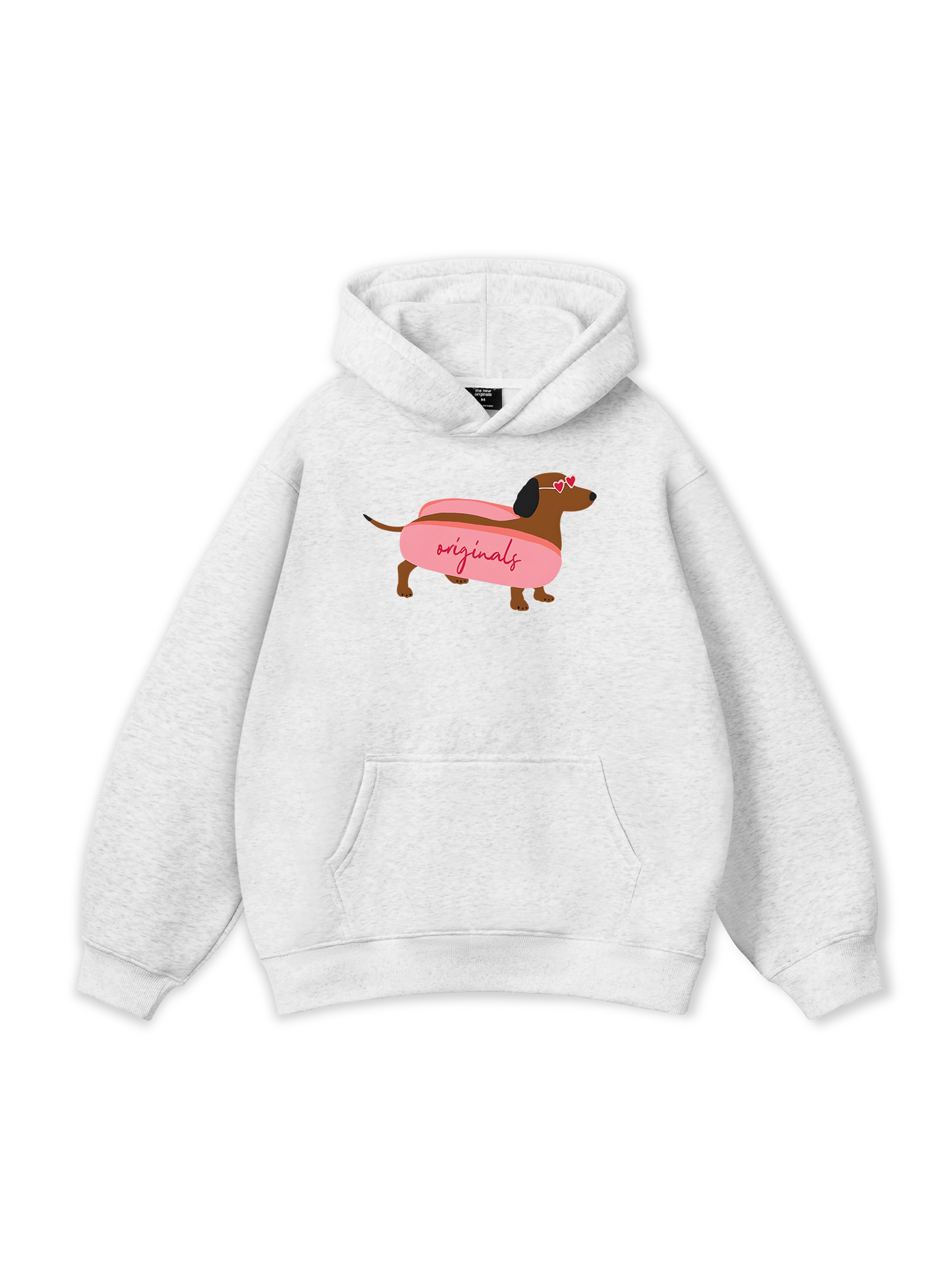 Pink Dachshund Hoodie