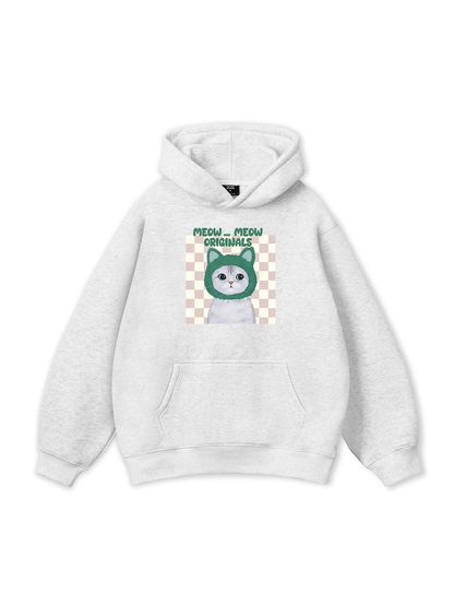Animal Mood Meow Green Pink Hoodie