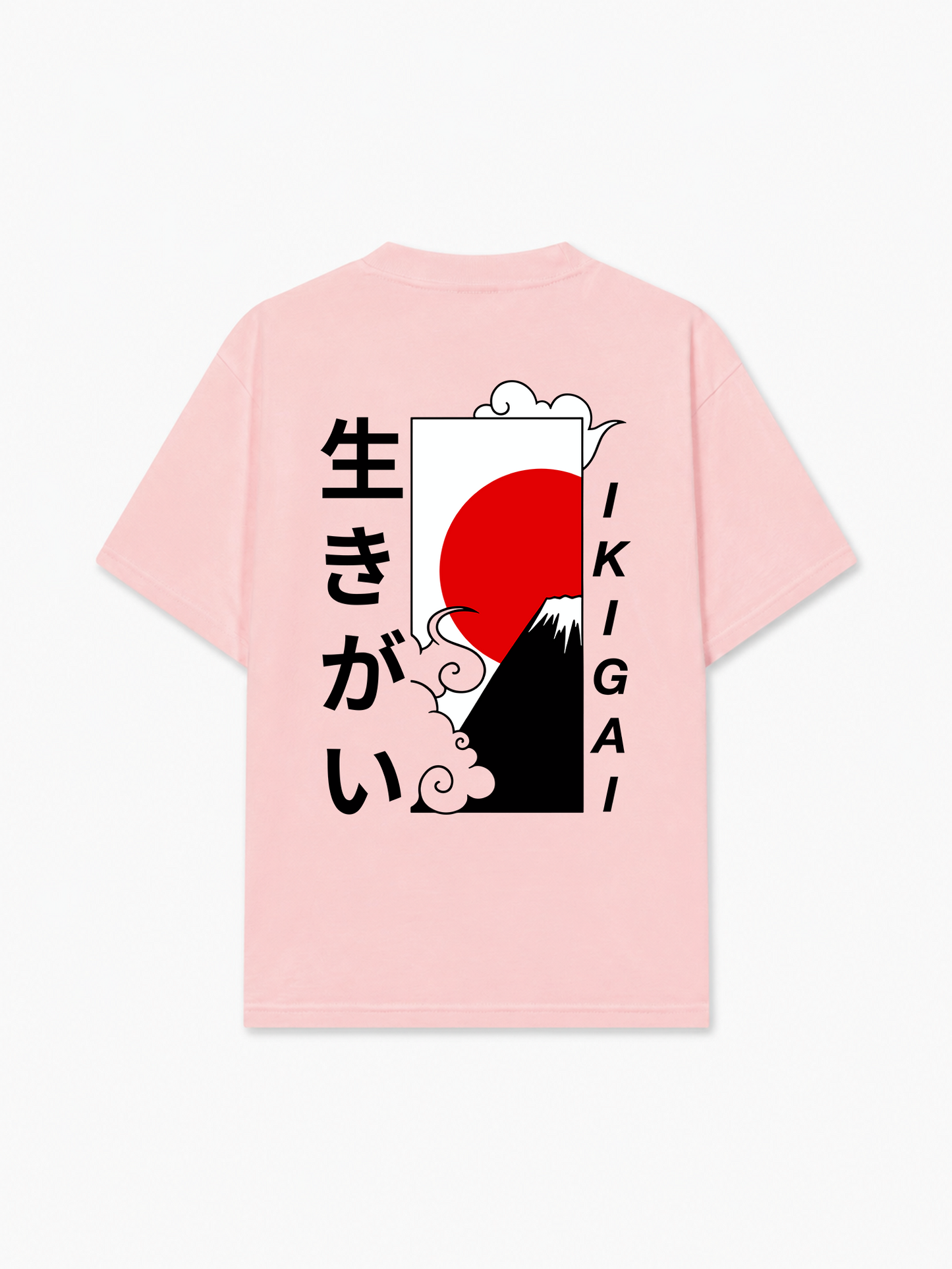 Áo Thun Relaxed Fit Ikigai Fuji & Rising Sun Tee
