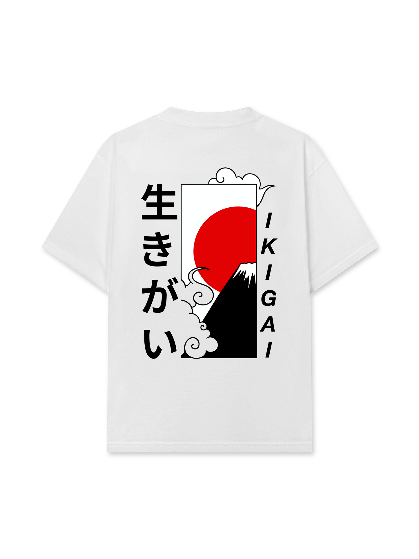 Áo Thun Relaxed Fit Ikigai Fuji & Rising Sun Tee