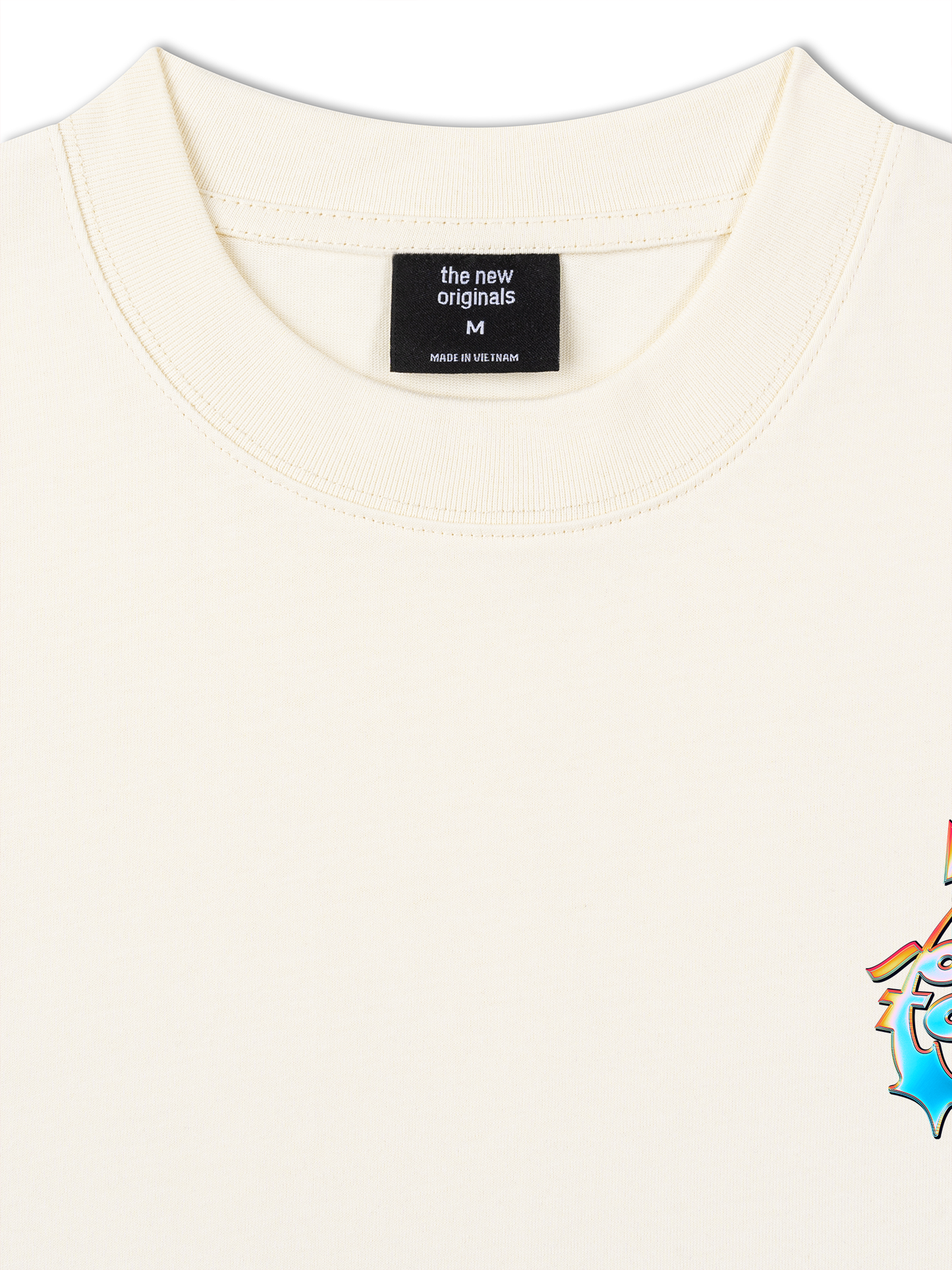 Áo Thun Relaxed Fit Not So Social Today Neon Holographic