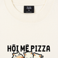 Áo Thun Relaxed Fit Hội Mèo Mê Pizza