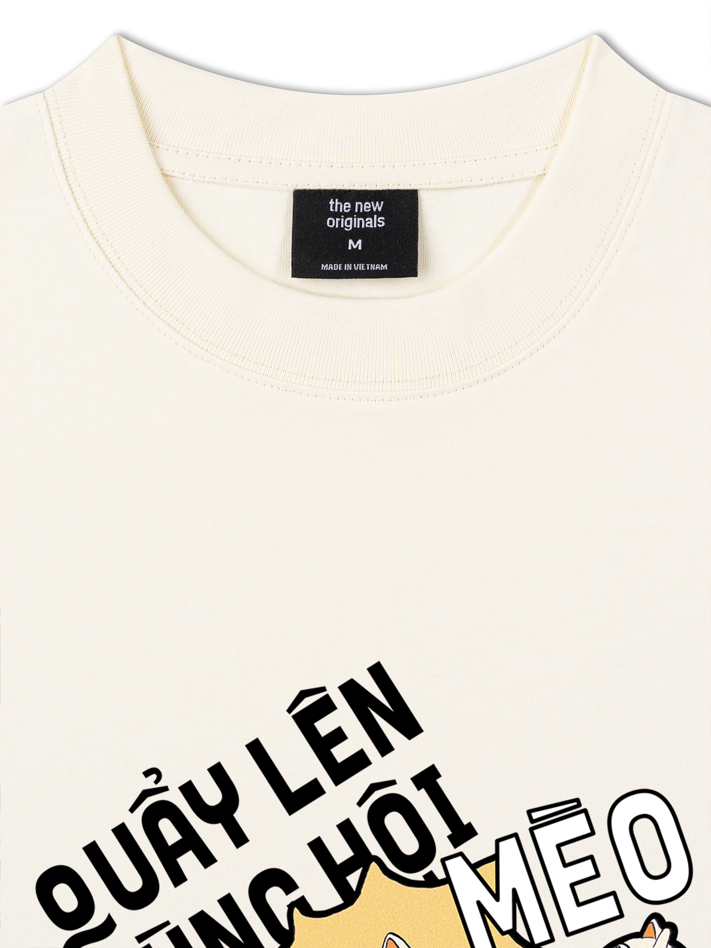 Áo Thun Relaxed Fit Quẩy Lên Cùng Hội Mèo