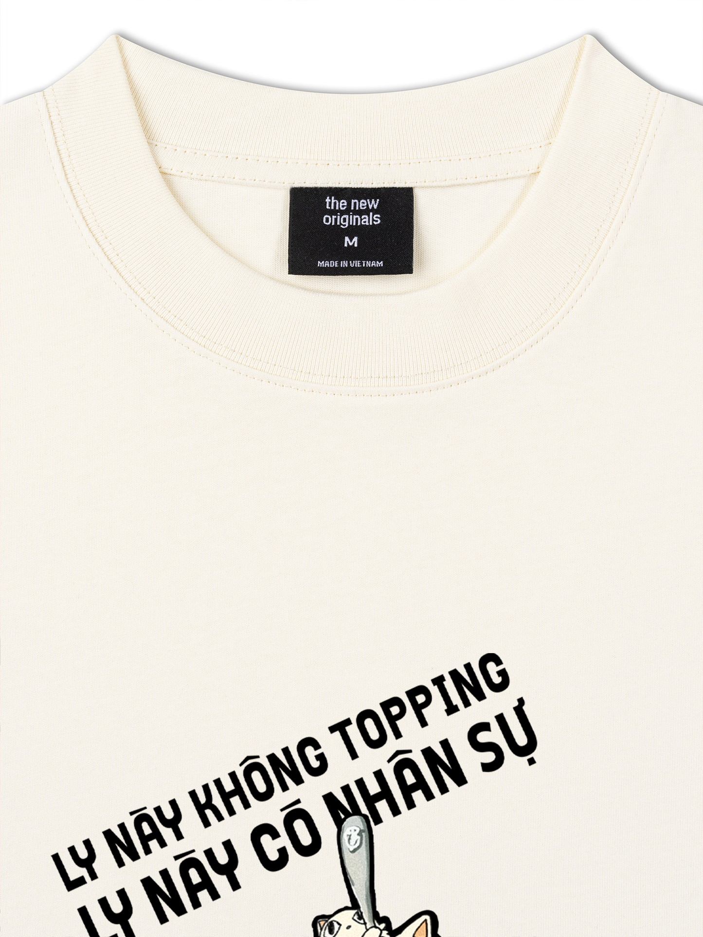 Áo Thun Relaxed Fit Hội Mèo Topping hơi quậy