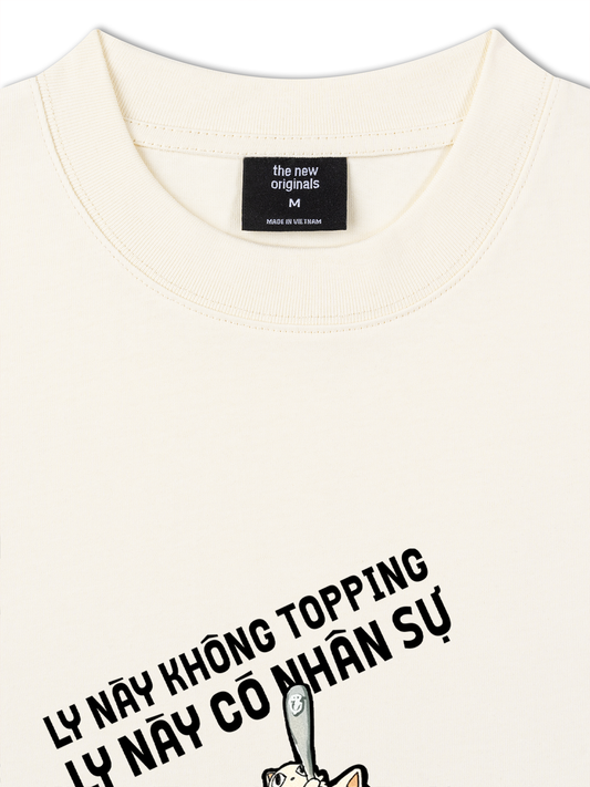 Áo Thun Relaxed Fit Hội Mèo Topping hơi quậy