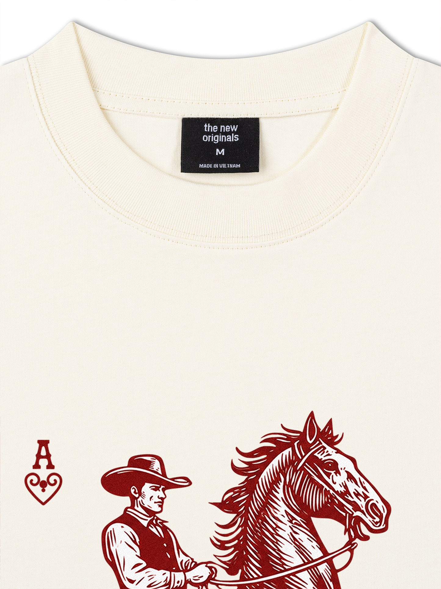 Áo Thun Relaxed Fit The Bad Horse Ace of Heart