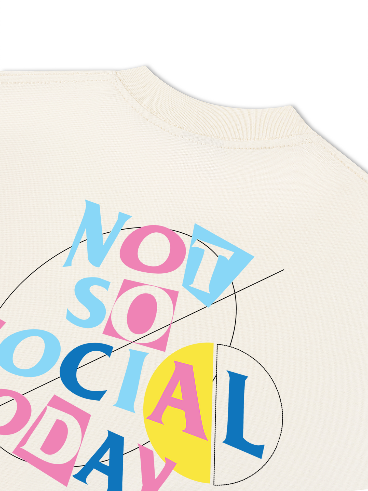 Áo Thun Relaxed Fit Not So Social Today Abstract Introvert