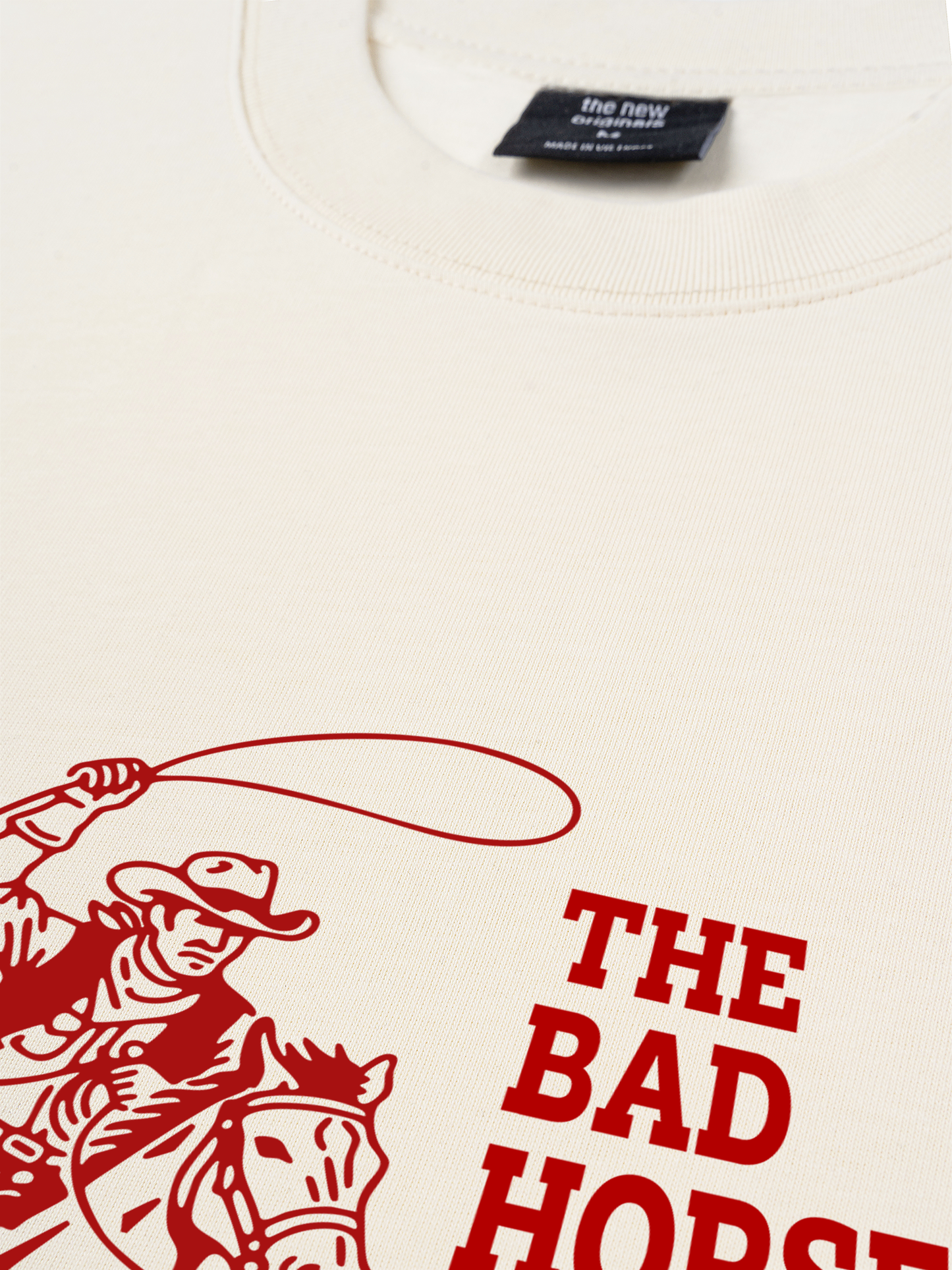 Áo Thun Relaxed Fit The Bad Horse Cowboy Life