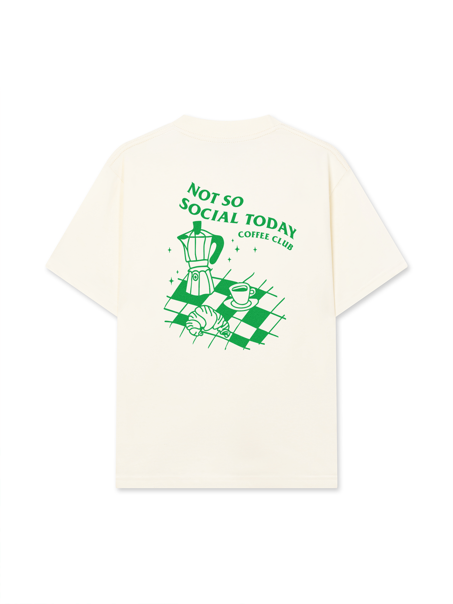 Áo Thun Relaxed Fit Not So Social Today Coffee Club
