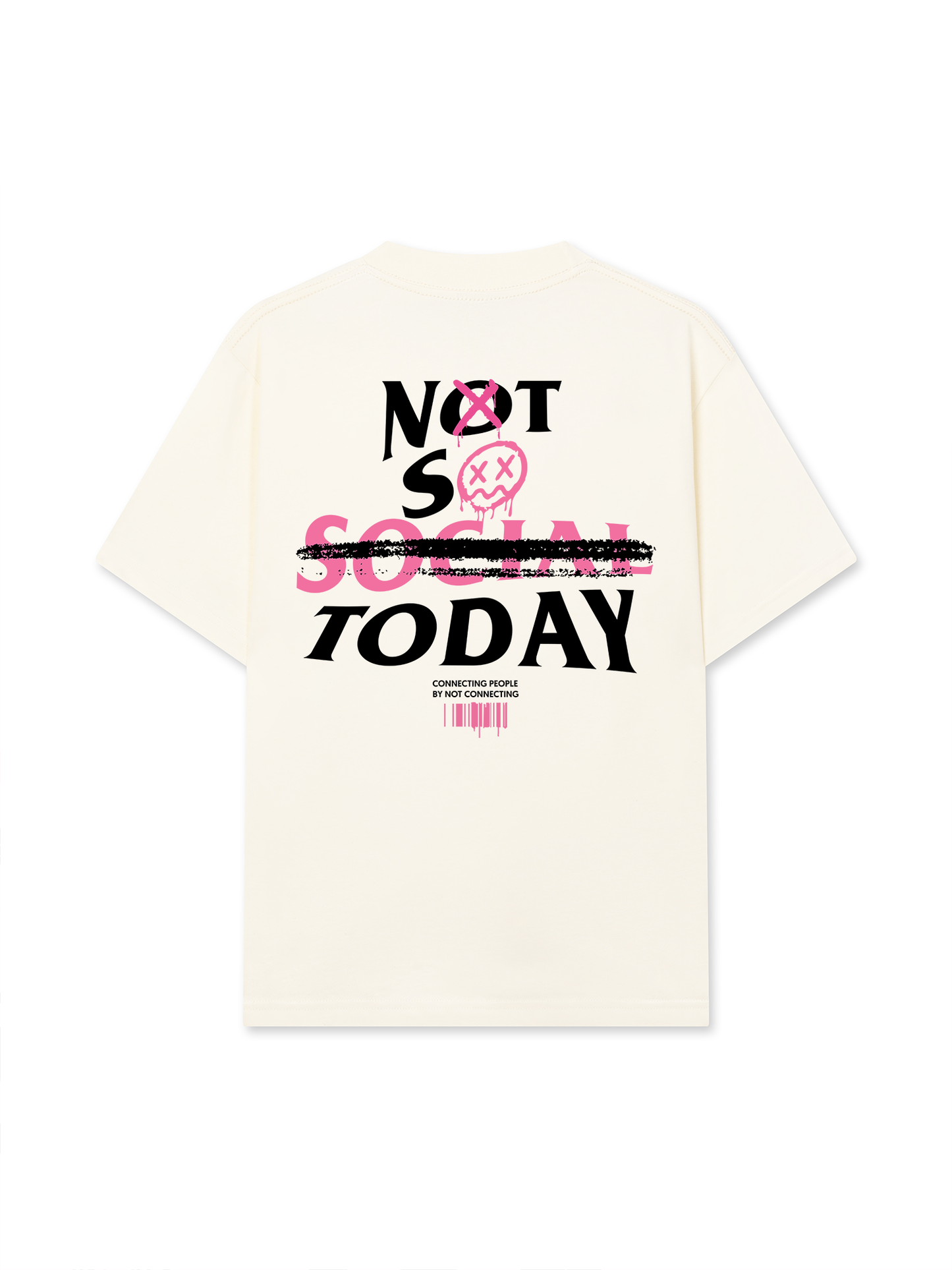 Áo Thun Relaxed Fit Not So Social Today Sprayed