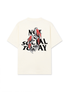 Áo Thun Relaxed Fit Not So Social Today Koi Harmony