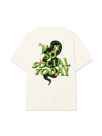 Áo Thun Relaxed Fit Not So Social Today Cherry Snake