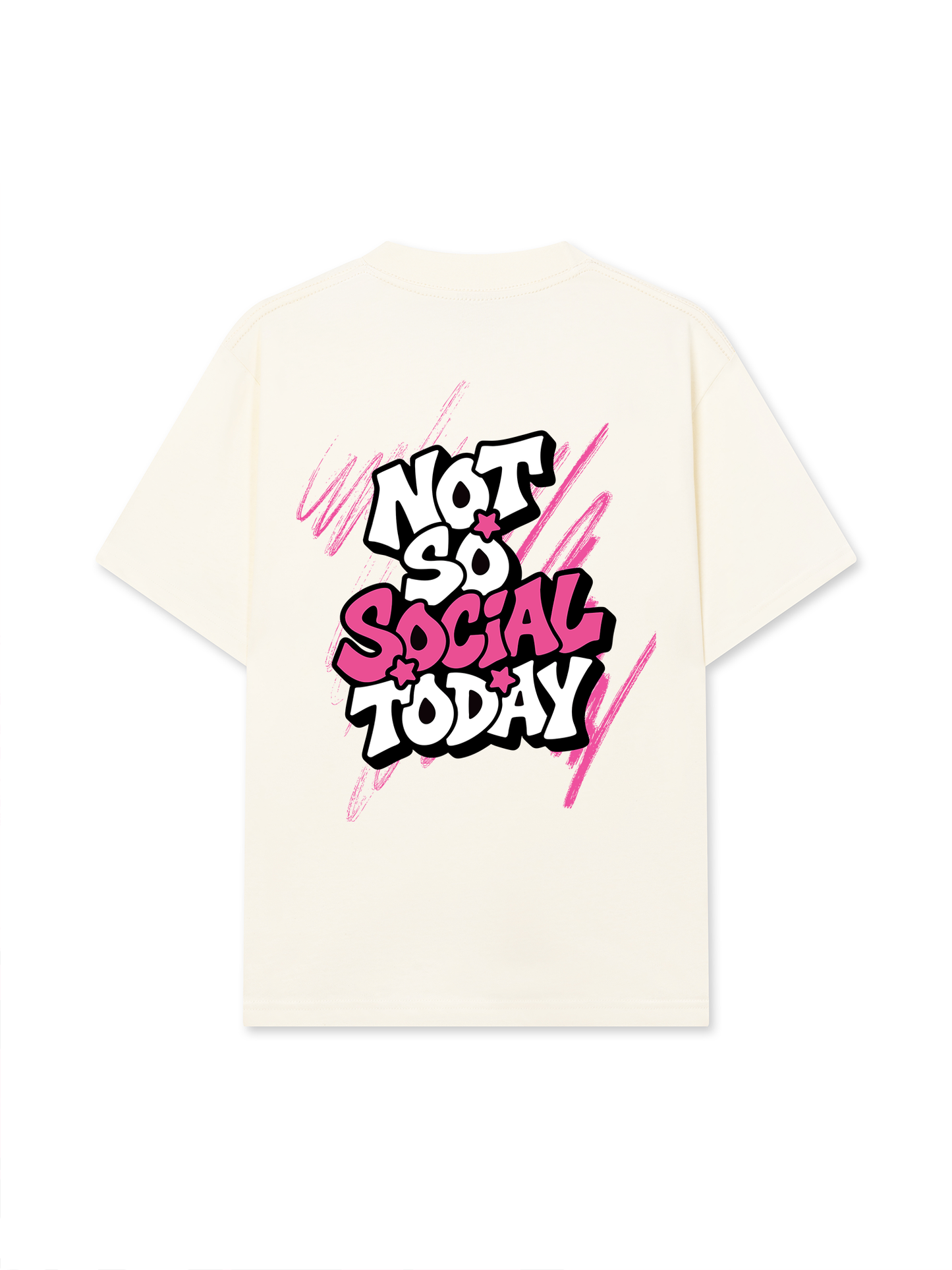 Áo Thun Relaxed Fit Not So Social Today Scribbles