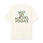 Áo Thun Relaxed Fit Not So Social Today Ripple