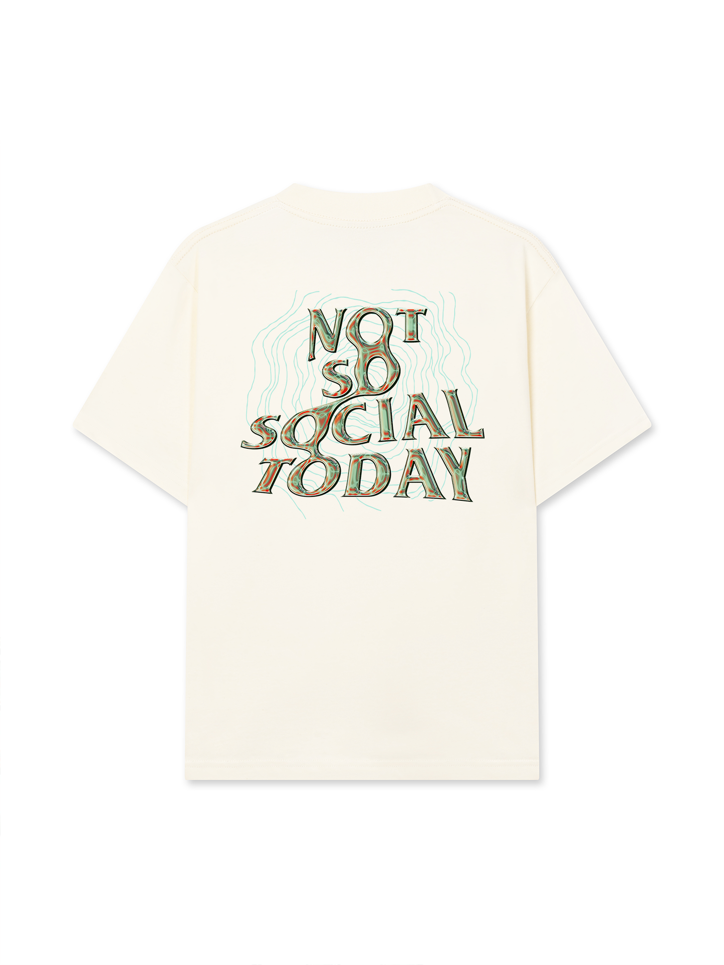 Áo Thun Relaxed Fit Not So Social Today Ripple