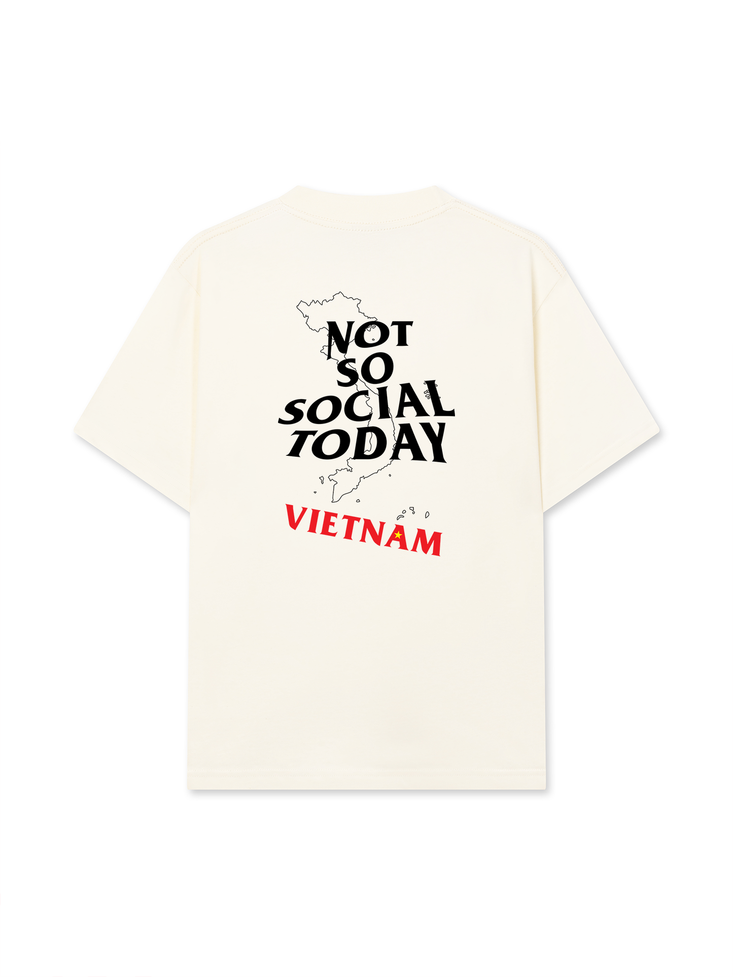 Áo Thun Relaxed Fit Not So Social Today Vietnam