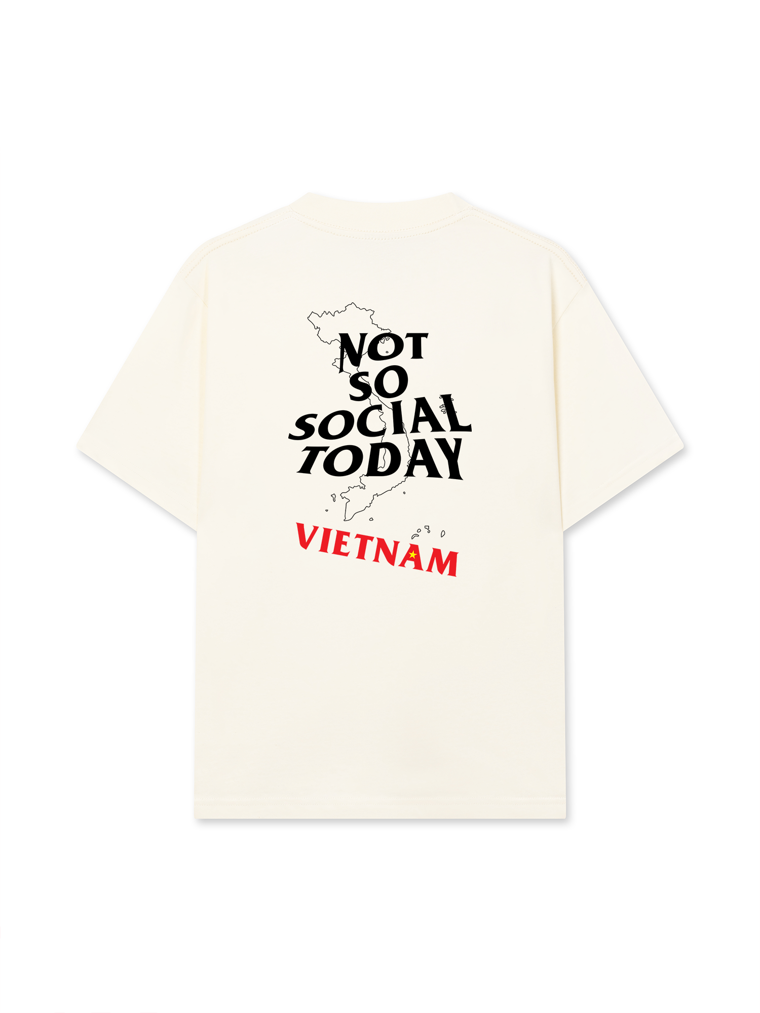 Áo Thun Relaxed Fit Not So Social Today Vietnam