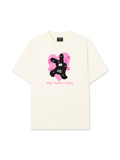 Áo Thun Relaxed Fit Love Rabbit