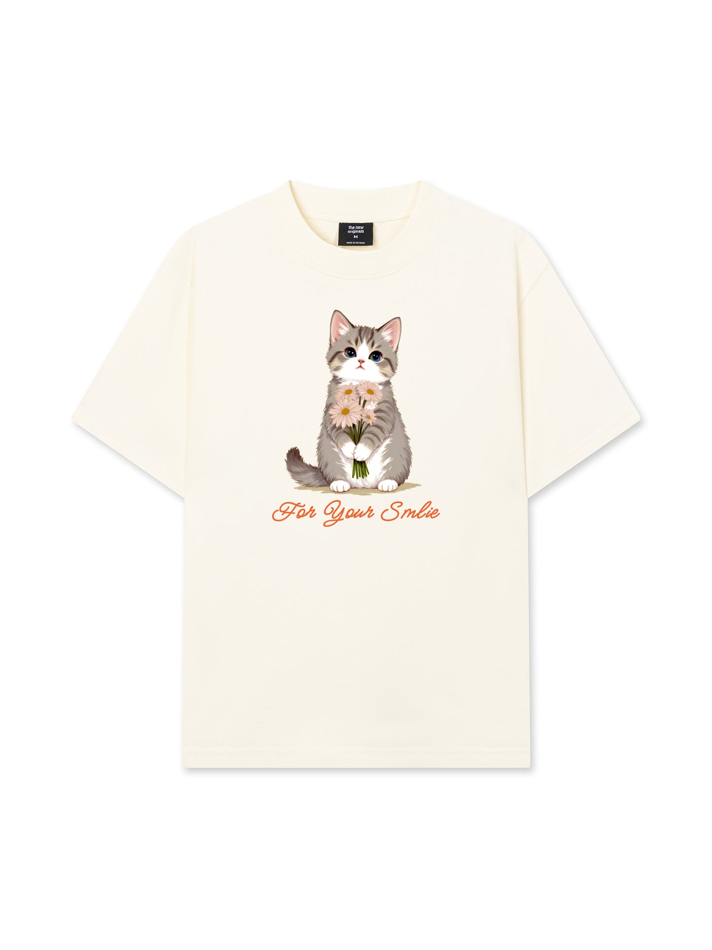 Áo Thun Relaxed Fit  Blooming Kitty