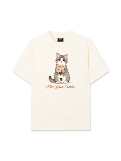 Áo Thun Relaxed Fit  Blooming Kitty