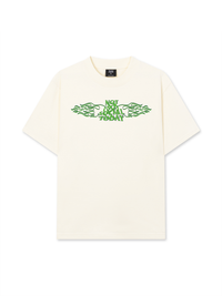 Áo Thun Relaxed Fit Not So Social Today Green Fire