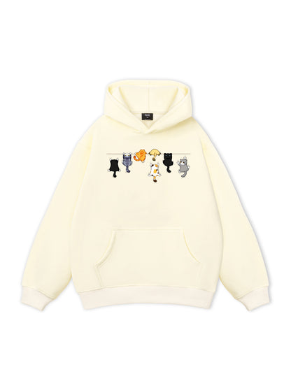 Cat Line Up Hoodie