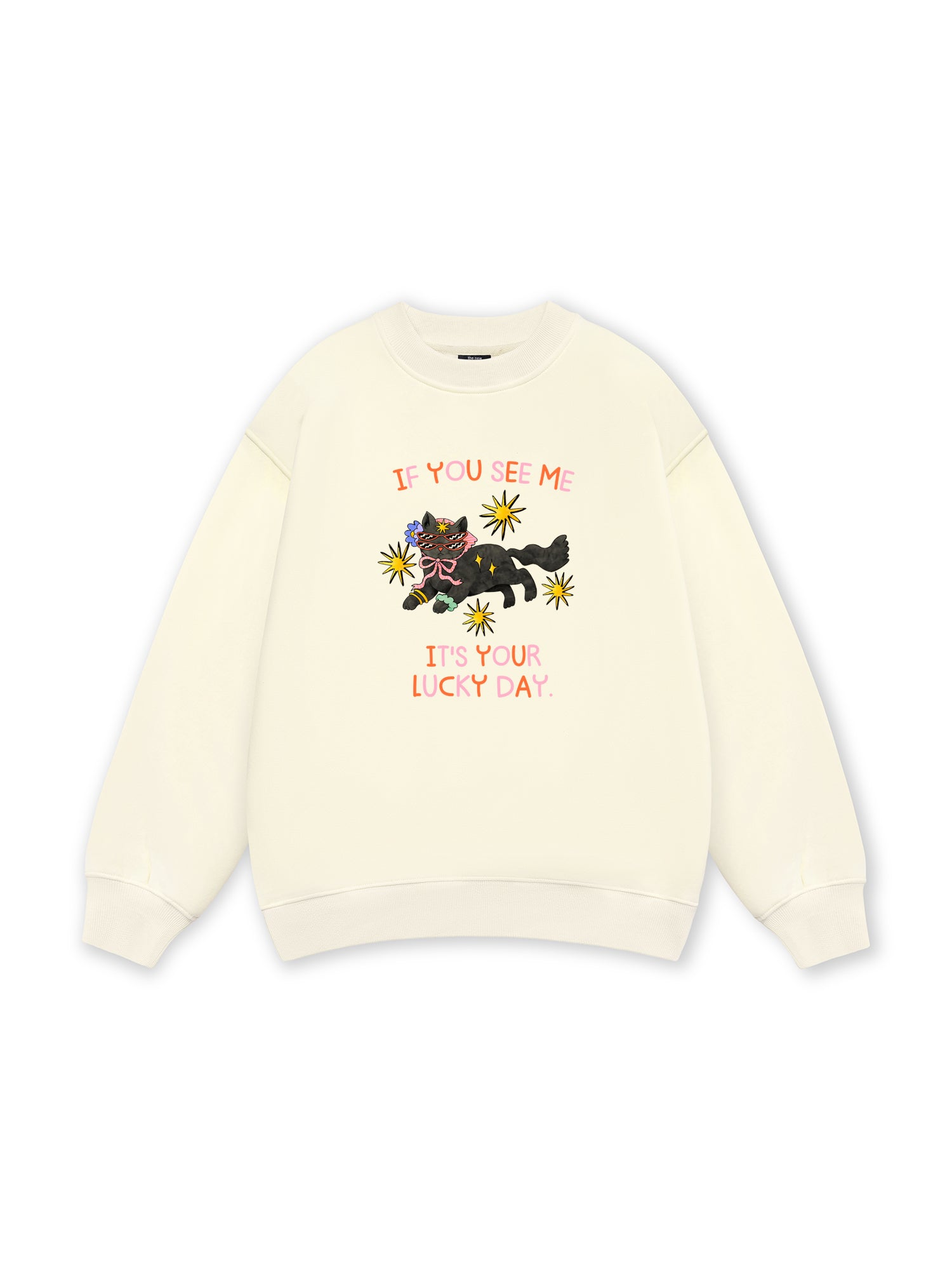 Lucky day cat Sweater