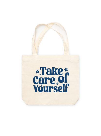 Túi Tote Take Care Of Yourself Flowers