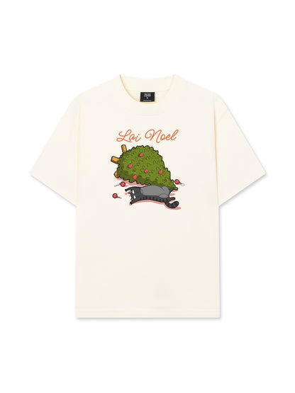 Áo Thun Relaxed Fit Christmas Trouble Cat