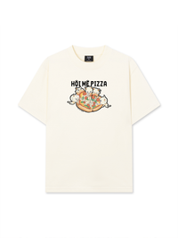 Áo Thun Relaxed Fit Hội Mèo Mê Pizza