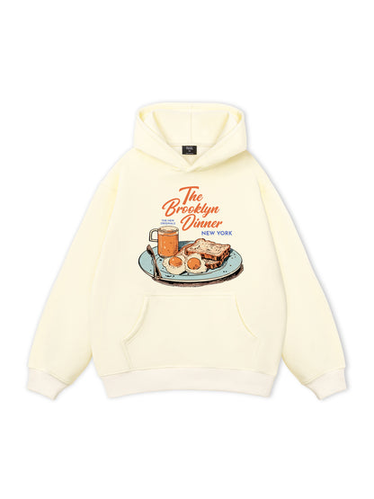 Brooklyn Diner Vintage Hoodie