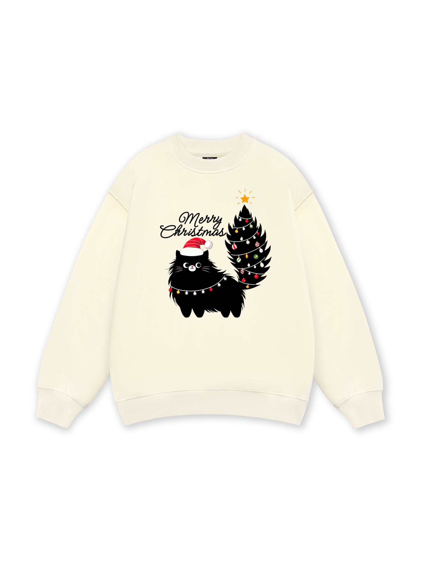 Black Kitty Christmas Sweater