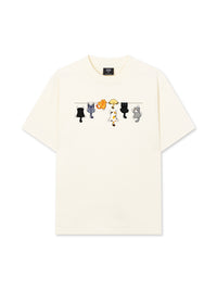 Áo Thun Relaxed Fit  Cat Line Up