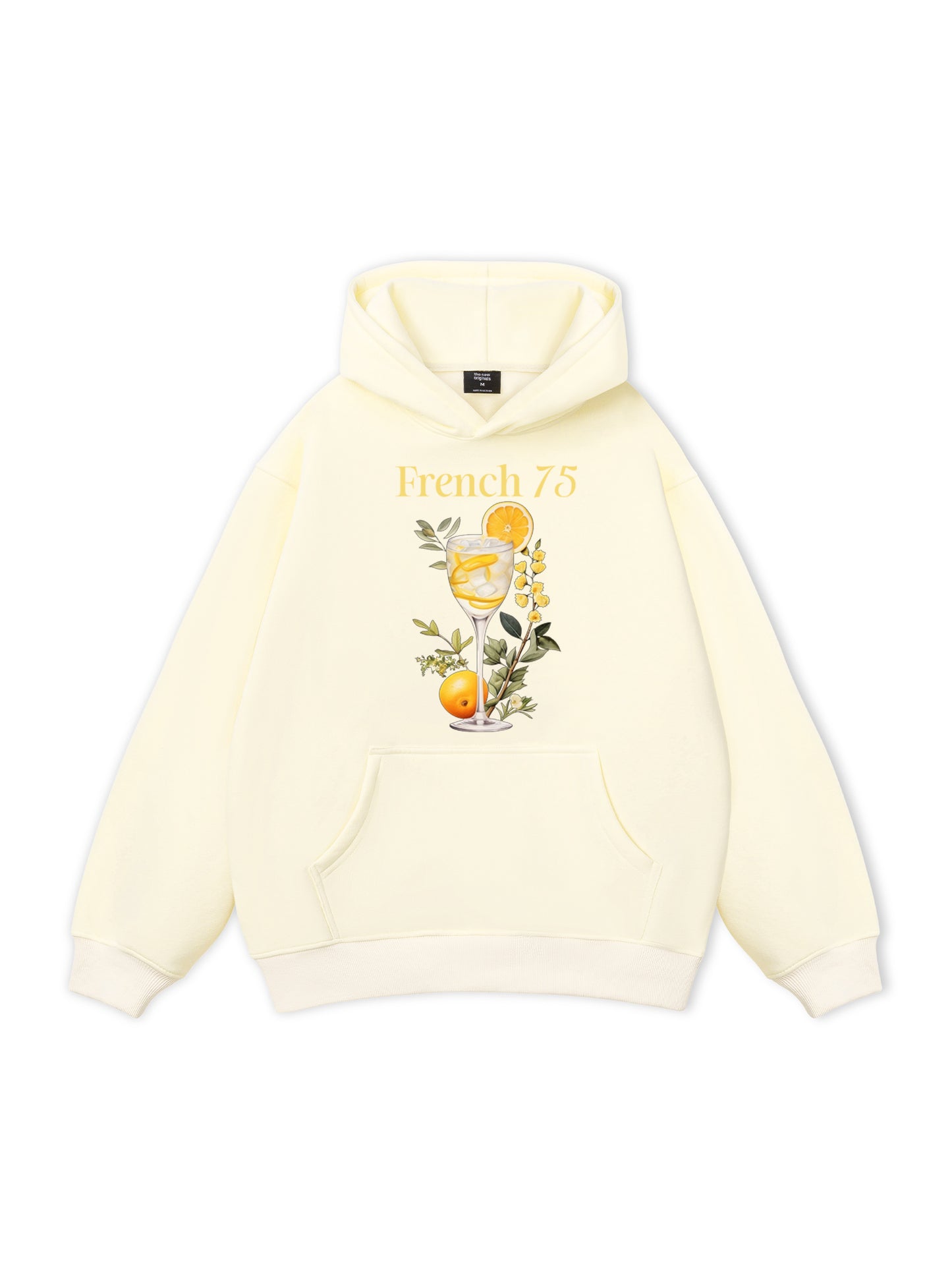 French 75 Cocktail Hoodie