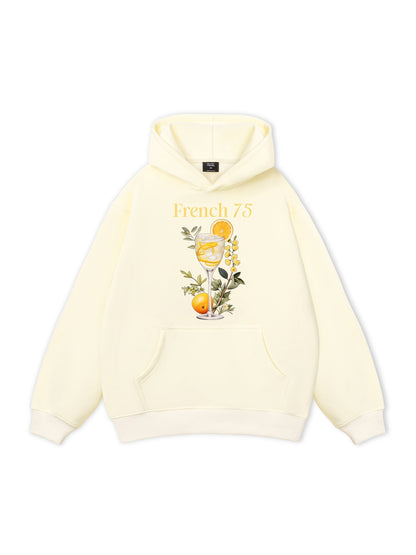 French 75 Cocktail Hoodie