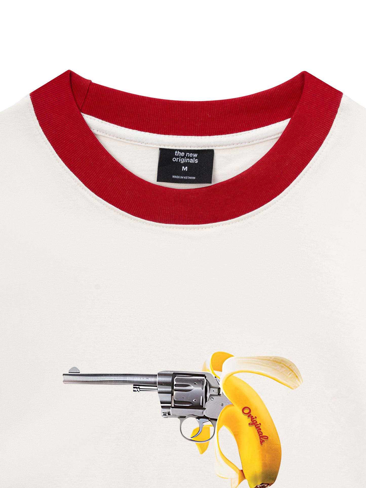 Áo Thun Ringer Relaxed Fit Fun Banana Gun