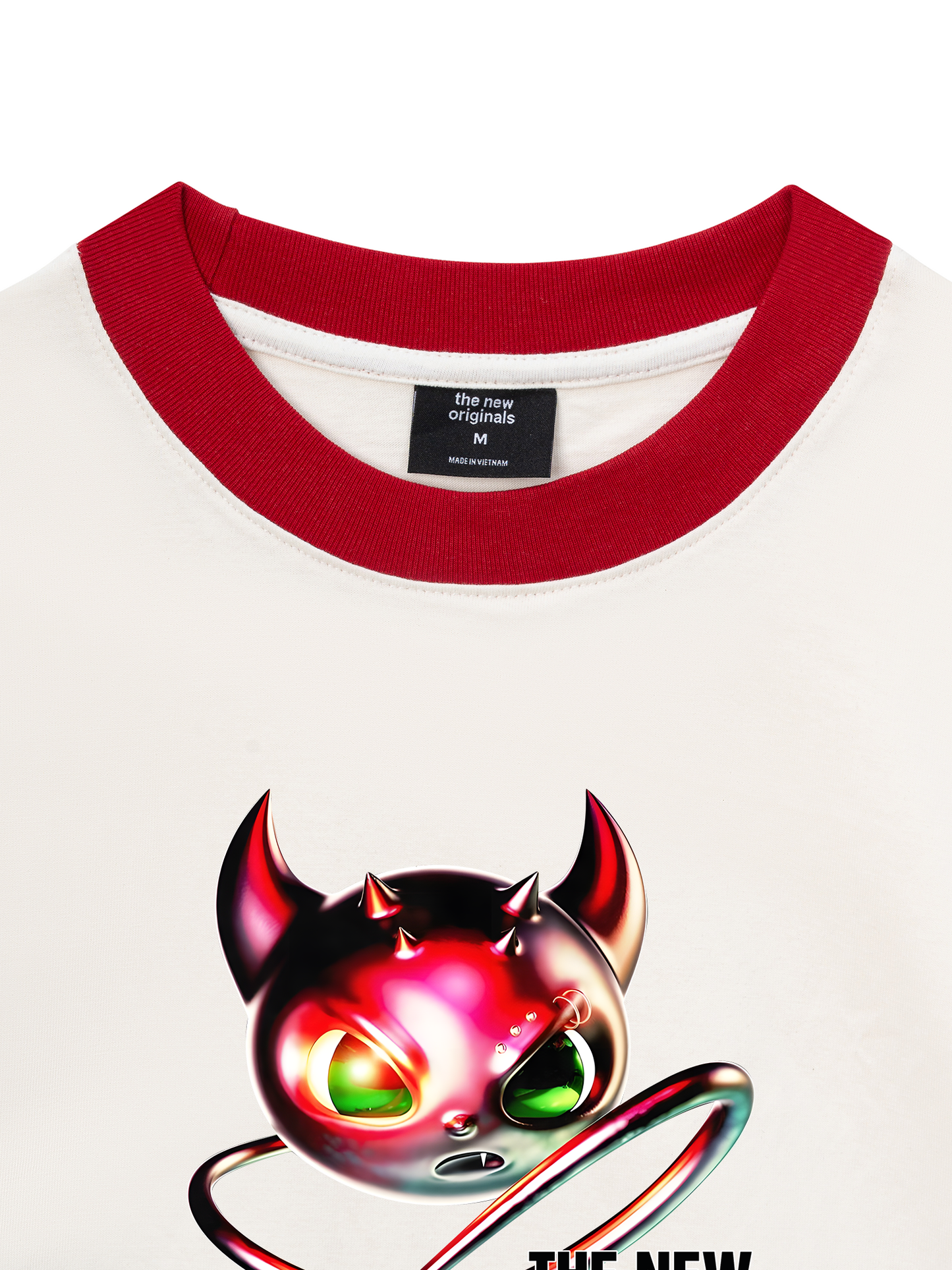 Áo Thun Ringer Relaxed Fit Chrome Devil
