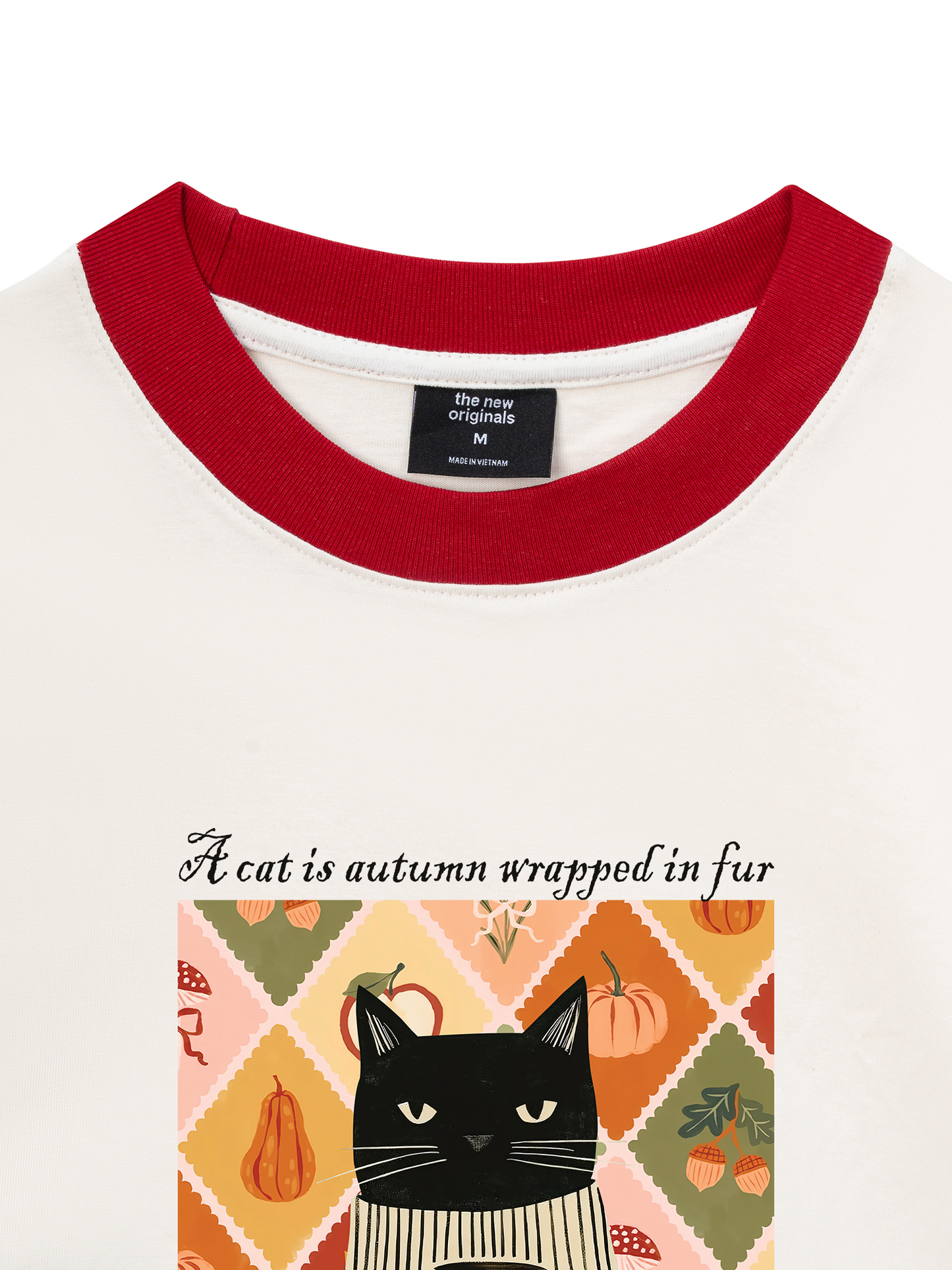 Áo Thun Ringer Relaxed Fit  A Cat
