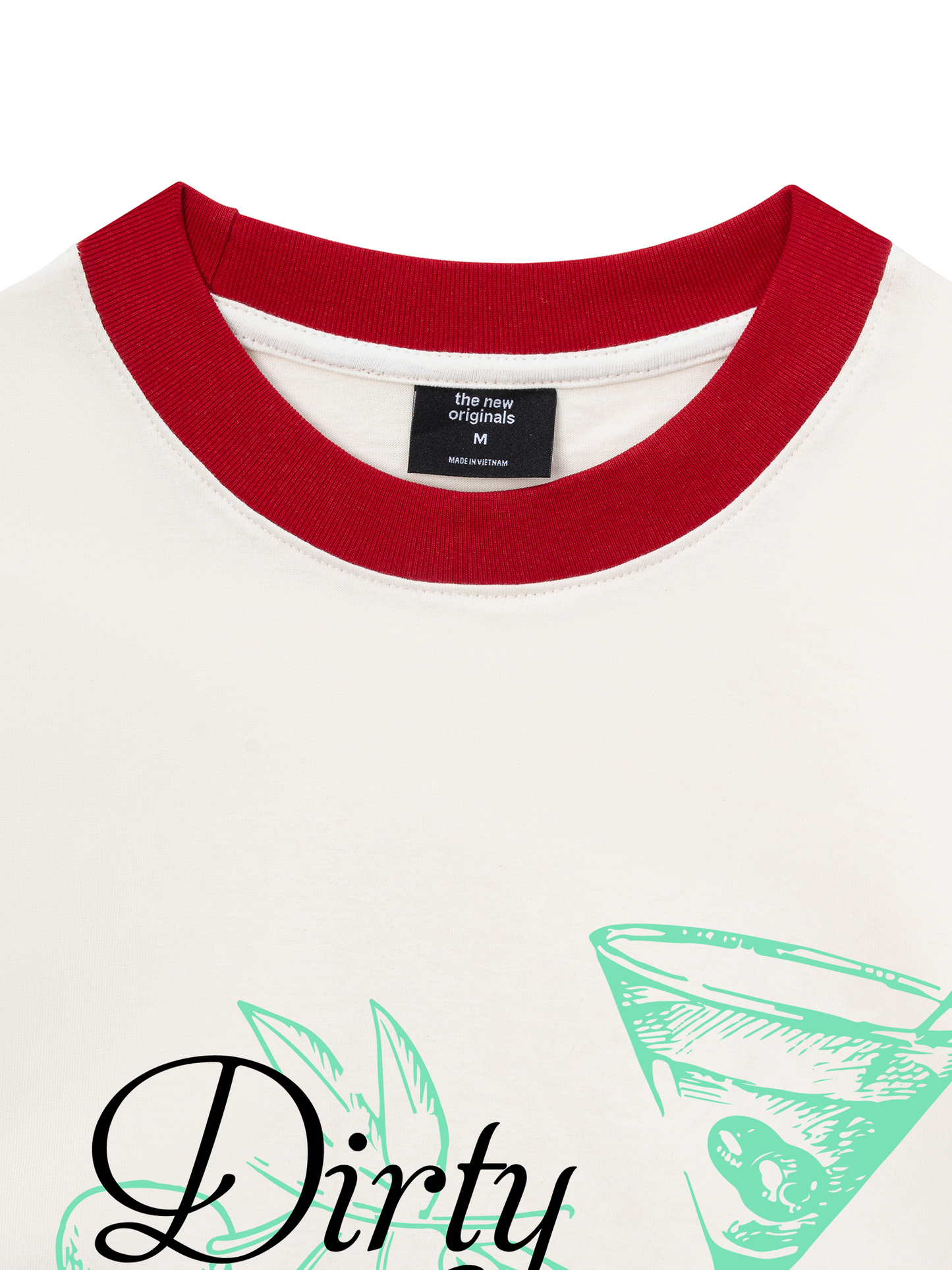 Áo Thun Ringer Relaxed Fit Fresh Dirty Martini