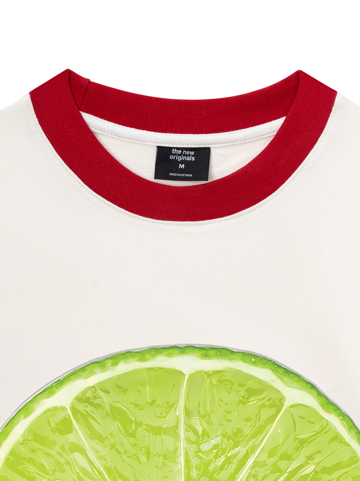 Áo Thun Ringer Relaxed Fit Summer Vibes Lemon